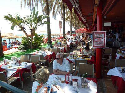 Restaurante La Red Marbella Beach - April 2014